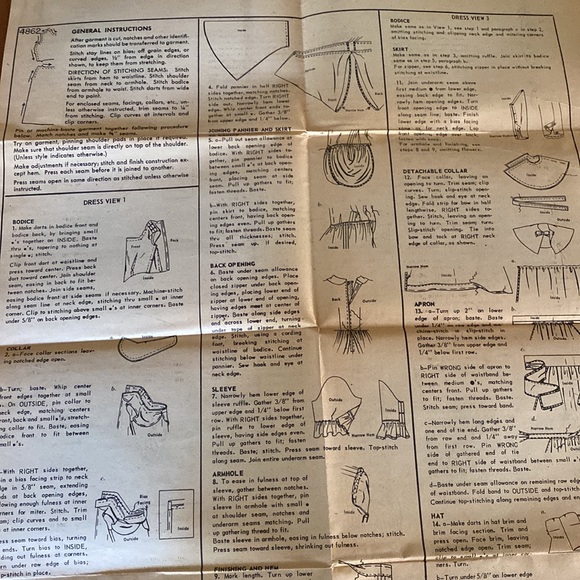 Vintage Simplicity Girls Costume Pattern - Picture 7 of 9